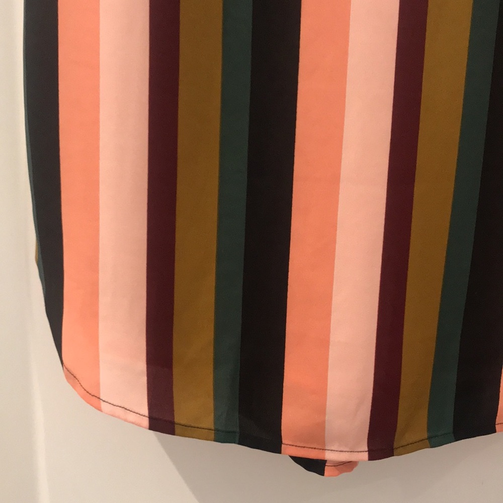 Multicolour Striped Midi Skirt - Picture 3 of 7